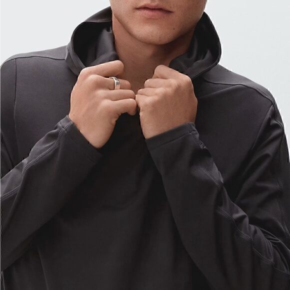 NWT Everlane The ReNew Air Hoodie in Dark Charcoal Size XXL - Picture 13 of 14